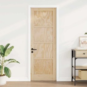 vidaXL Εσωτερική Πόρτα Καφέ 73.5 x 211 εκ Κόντρα πλακέ