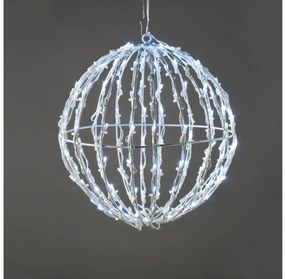 Λαμπάκια Σειρά 3D Ball Σχέδιο 150 LED Ψυχρό Φως IP44 30x30x31cm Λευκό Καλώδιο X081502413 ACA-X081502413-Λευκό X081502413