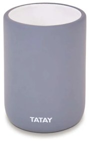 Ποτηροθήκη Soft 06795.002 7,5x10cm Grey Ceramic