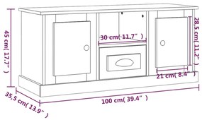 ΈΠΙΠΛΟ ΤΗΛΕΟΡΑΣΗΣ SONOMA ΔΡΥΣ 100X35,5X45 ΕΚ. ΕΠΕΞ. ΞΥΛΟ 816459