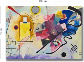 Decorative Canvas Painting 70100KANDINSKY028 Multicolor