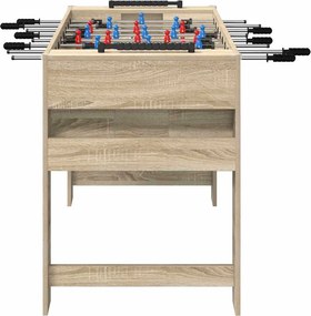 vidaXL Τραπέζι Φουτμπολ Δρύς Sonoma 125 x 60,5 x 80 εκ.