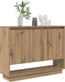 vidaXL Πλαϊνό γραφείο Artisan Oak 97 x 29 x 75 εκ. Επεξεργασμένο ξύλο