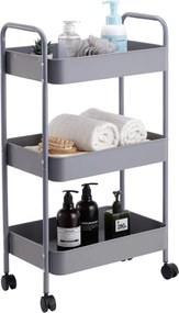 Τρόλεϊ “PRO” τριών θέσεων σε χρώμα γκρι 85x35x45