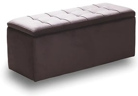LIDO ΣΚΑΜΠΟ VELVET BROWN ΜΕ ΑΠΟΘ. ΧΩΡΟ 101X41X42εκ. ZITA PLUS 101X41X42εκ.