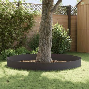 vidaXL Περίγραμμα γκαζόν 20 τμχ. 103x30cm Ατσάλι Μαύρο
