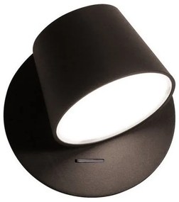 Απλίκα reading light LED Kim σε μαύρο και λευκό Viokef 4188301 Μαύρο