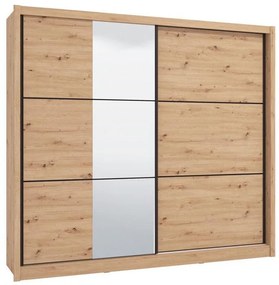Ντουλάπα Navara 245 OG 2K Artisan Oak 242x60x215,5 εκ. 242x60x215.5 εκ.