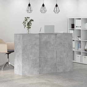 vidaXL Γραφείο υποδοχής 155x50x103,5 εκ. Επεξεργασμένο Ξύλο