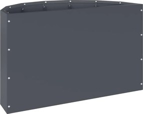 vidaXL Γλάστρα Ανθρακί 60 x 30 x 35 εκ Ατσάλι