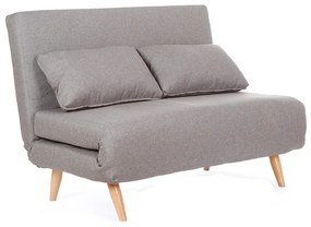 SARA GREY ΥΦΑΣΜΑ ΚΑΝΑΠΕΣ/ΚΡΕΒΑΤΙ 120Χ89Χ87εκ. ZITA PLUS 120Χ89Χ42-87εκ. - ΚΡΕΒ.120Χ190Χ28εκ.