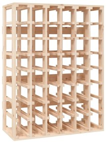 vidaXL Ραφιέρα Κρασιών 70x33x94 εκ. από Μασίφ Ξύλο Πεύκου