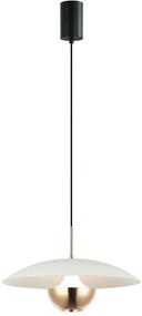 Φωτιστικό Οροφής Valia 4292301 Φ30x19cm Led 275lm 9W 3000K White-Gold Viokef