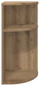 vidaXL End Table Artisan Oak 29,6 x 29,6 x 60 εκ Επεξεργασμένο ξύλο