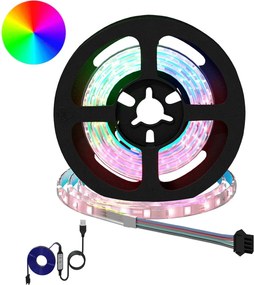 vidaXL Λωρίδα LED 2 pcs Μαύρο και Διαφανές 750 χιλ Χαλκός και Πλαστικό