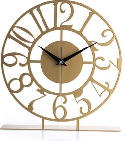 Διακοσμητικό Ρολόι Χρυσό ASYA 25x1,5x23