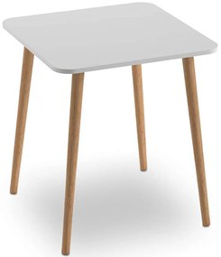 Τραπέζι Kare 0221439 70x70x72cm White Wood,Melamine