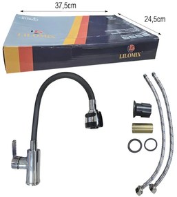 Μπαταρία Κουζίνας με Εύκαμπτο Λαιμό - Kitchen Faucet with Flexible Spout