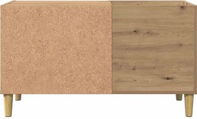 ντουλάπι δίσκων vidaXL Δρυς τεχνίτης 84,5x38x48 cm Κατασκευασμένο ξύλο