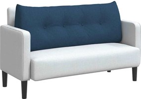 vidaXL Μαξιλάρι Πλάτης Μπλε 120 x 24 x 50 εκ ύφασμα