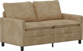 vidaXL Σετ Καναπέ 2 pcs Taupe Πολυεστέρας