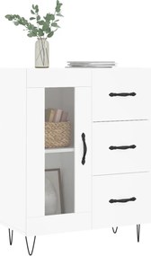 vidaXL Ντουλάπι Λευκό 69,5 x 34 x 90 εκ. από Επεξεργασμένο Ξύλο