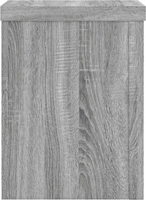 vidaXL Βάση φυτών 2 τεμ. Γκρι Sonoma 15 x 15 x 20 εκ.