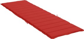 vidaXL Μαξιλάρια ξαπλώστρας Ύφασμα Oxford (100% πολυεστέρας) Κόκκινο
