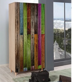 Διφυλλη Ντουλαπα Δρυς Sonoma STIL 52x90x192