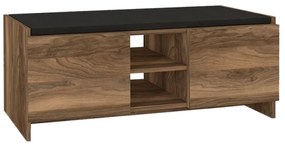Παπουτσοθήκη Verly Megapap χρώμα καρυδί 110x33,2x43εκ.