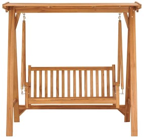 vidaXL Κούνια Κήπου 174 εκ. από Μασίφ Ξύλο Teak