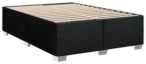 ΚΡΕΒΑΤΙ BOXSPRING ΜΕ ΣΤΡΩΜΑ ΜΑΥΡΟ 140X200 ΕΚ. ΥΦΑΣΜΑΤΙΝΟ 3288220