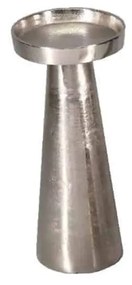 Κηροπήγιο Nar 022442 Φ10x21,5cm Silver Αλουμίνιο