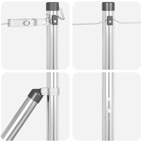 vidaXL Σταθερές Πόλεις 26 τεμ Ø32 mm 150 cm Γαλβανισμένο Χάλυβα