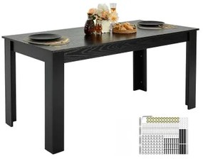 VEVOR 63in Rectangle Dining Table Wood Kitchen Table for 4-6 Person (Only Table)