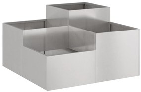 vidaXL Γλάστρα Κήπου 80x80x48 εκ. Από Ατσάλι