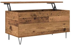 vidaXL Τραπεζάκι σαλονιού Παλαιό ξύλο 90 x 44.5 x 45 εκ.