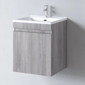 Πάγκος OMEGA GREY OAK 55 S3BOM055GON 51x44x60, Νιπτήρας 55x45 - S3BOM055GON