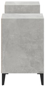vidaXL Έπιπλο Τηλεόρασης Γκρι Σκυρ. 160x35x55 εκ. Επεξ. Ξύλο