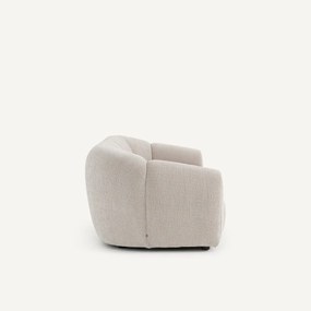 Τριθέσιος καναπές με κρεπ ταπετσαρία, Tylan