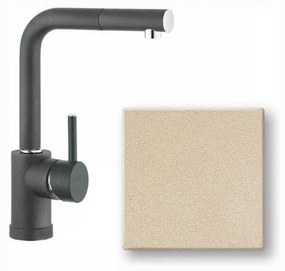 Macart Idea 105 Ντουζ Granit Μπαταρία Κουζίνας Colorado (Εκρού)