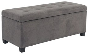 Σκαμπό Tip Με Αποθ/κο Χώρο 16-0814 102x42x40 Grey-Black