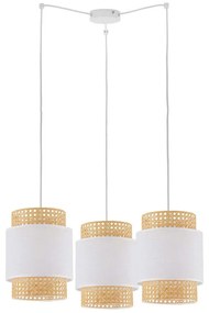 Φωτιστικό Οροφής Boho 6537 3xΕ27 15W 70x130cm White TK Lighting