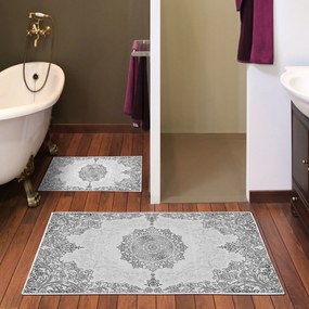 Bathmat Set (2 Pieces) Kt466 Multicolor