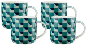 Κούπες Syracuse (Σετ 4Τμχ) DX1414 480ml Navy Maxwell & Williams Porcelain