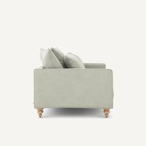 Καναπές 2 θέσεων από βελούδο stonewashed, Lazare