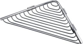 Karag Reti Chrome 9636 - Γωνιακό Καλάθι Μπάνιου Χρωμε