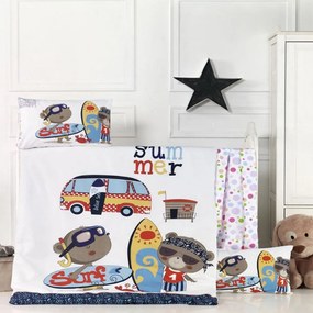 Πάπλωμα Βρεφικό Surf Multi Ρυθμός 95x145cm 100% Cotton