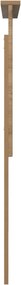 vidaXL Κεφαλάρι με κεφαλάρι Artisan Oak 90 cm Επεξεργασμένο ξύλο