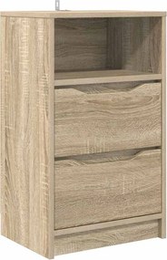 vidaXL Κομοδίνο Δρύς Sonoma 40 x 30 x 467 εκ Επεξεργασμένο ξύλο